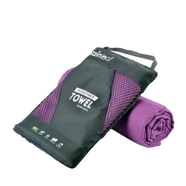 Logo Microfiber Quick-Dry Beach Towel