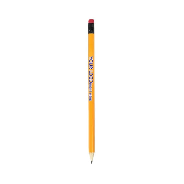 Classic No 2 Wooden Pencil with Brass Ferrule for School