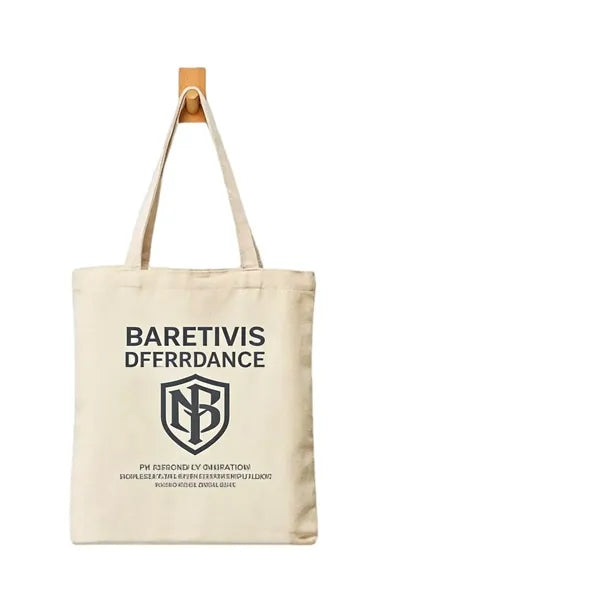 Logo Canvas Zipper Bag