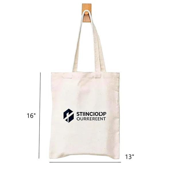 Logo Canvas Zipper Bag
