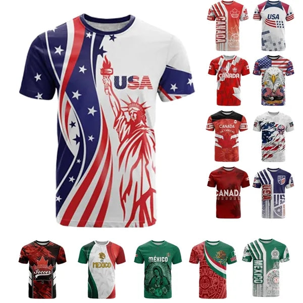 Polyester Soccer Fan T-Shirt