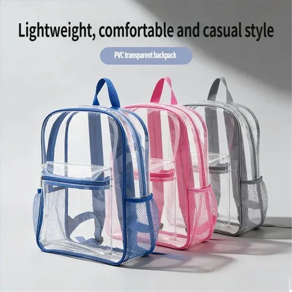 PVC Waterproof Transparent Backpack