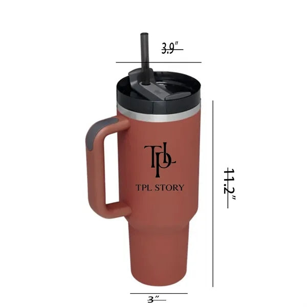 Logo Large-Capacity Stainless Steel Water Cup