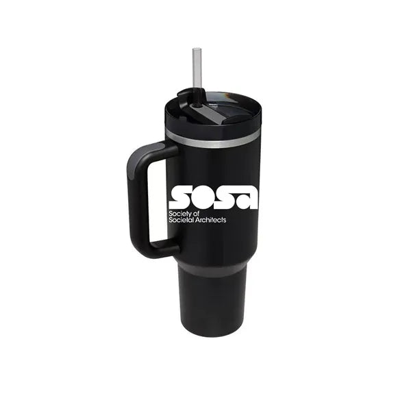 Logo Large-Capacity Stainless Steel Water Cup
