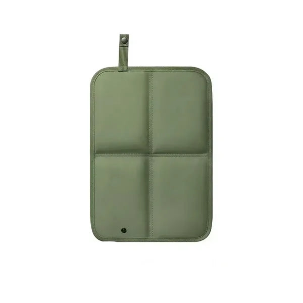 Foldable 4-Grid Water-Resistant Outdoor Seat Cushion