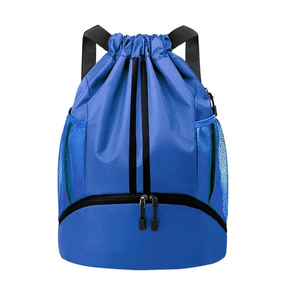 Logo Oxford Drawstring Sports Bag Gym Sack Backpack