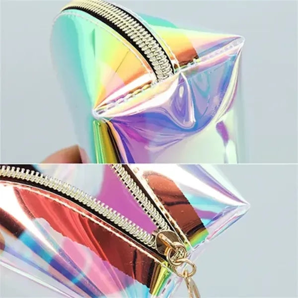 Travel Cosmetic Iridescent Makeup Bag