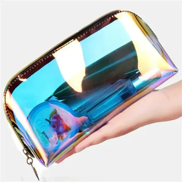 Travel Cosmetic Iridescent Makeup Bag