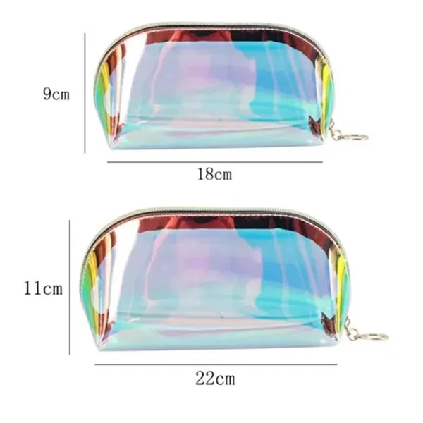 Travel Cosmetic Iridescent Makeup Bag