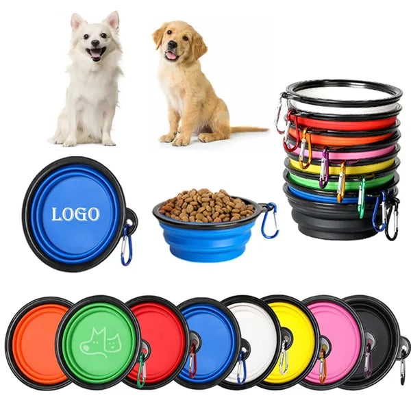 Dog Pet Collapsible Bowls