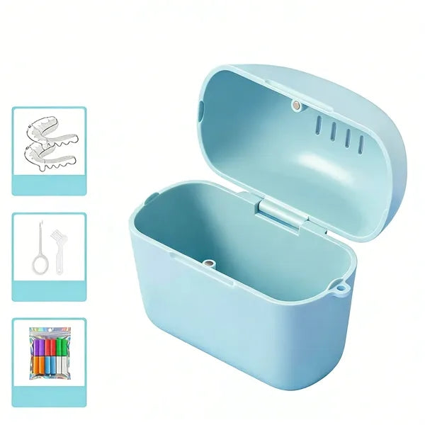 Portable Retainer Case, Invisible Braces Storage Box