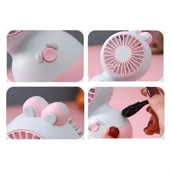 Chubby Bunny Mini Fan