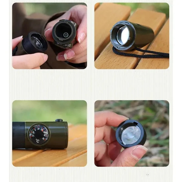 Outdoor Survival Camping 7 In 1 Whistle