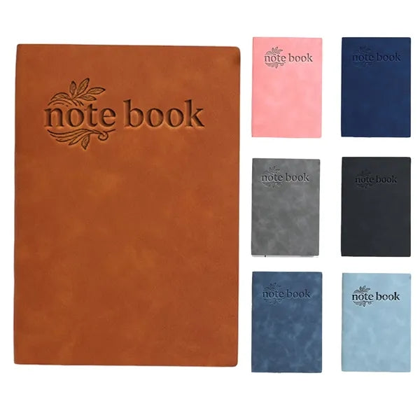 Logo Faux Leather Business Gift Notebook