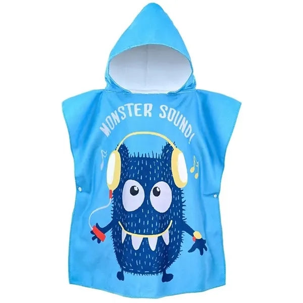 Kids Beach Towel Poncho