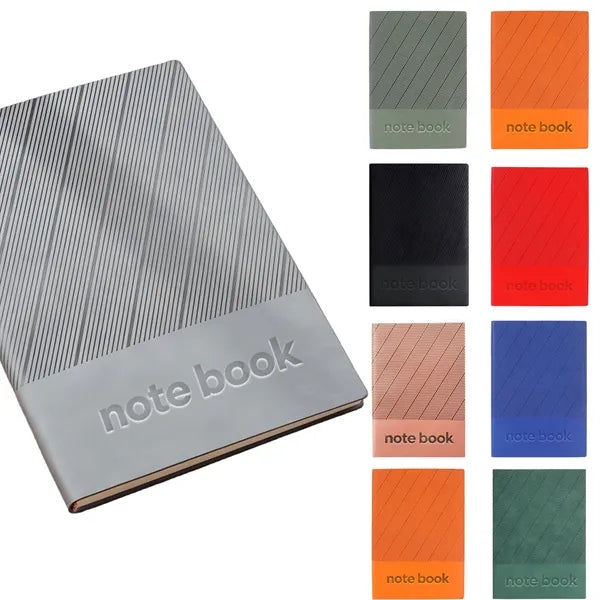 Logo Faux Leather Business Gift Notebook