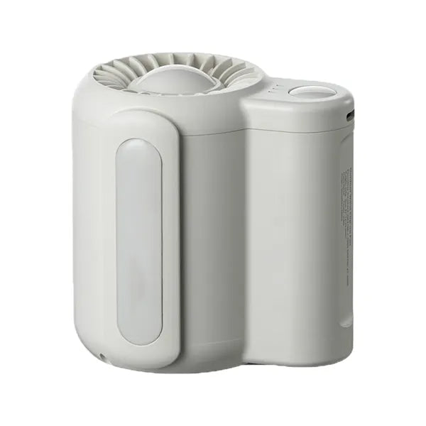 Dual-Power Waist Clip Fan & Power Bank
