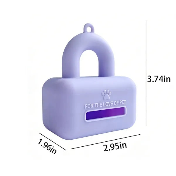 Pet toilet bag storage