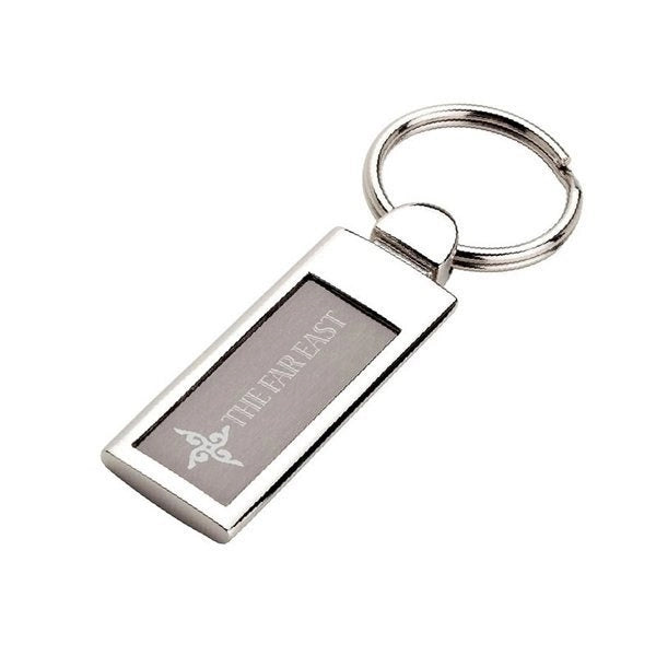 Rectangular Metal Keyring