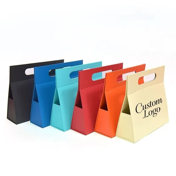 Portable Folding Gift Box With Handles