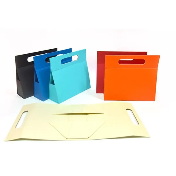 Portable Folding Gift Box With Handles