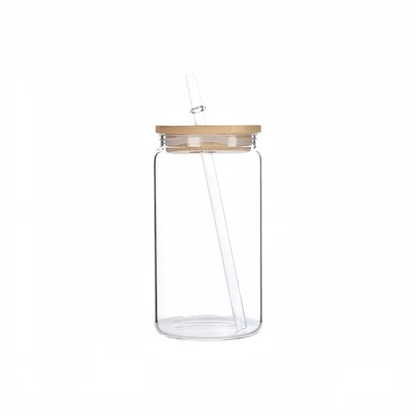 16oz Mason Jar Cups with Lids and Straws