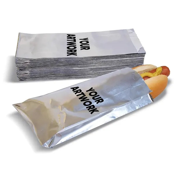 Disposable Foil Paper Bag and Hot Dog Wrappers