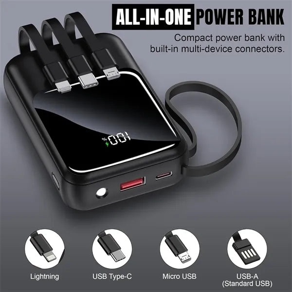 Flashlight 4in1 Power Bank - 10000mAh