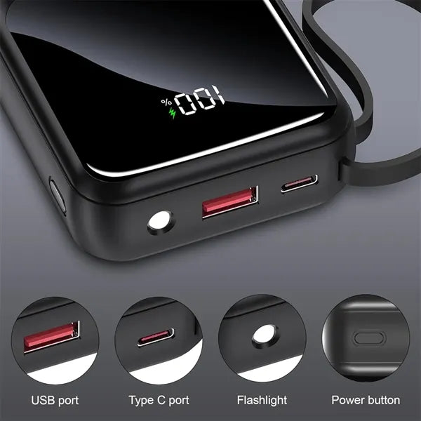 Flashlight 4in1 Power Bank - 10000mAh