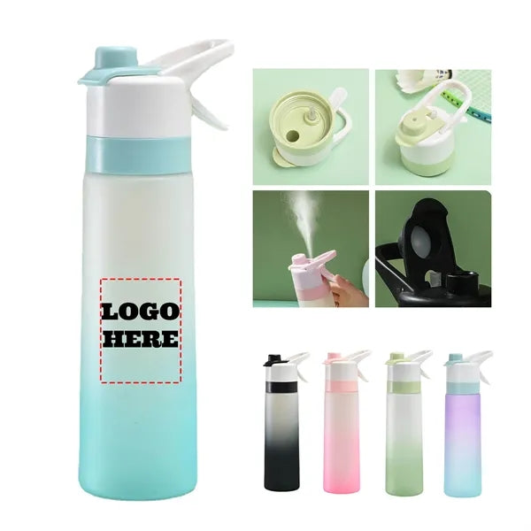 24oz Large Capacity Leakproof Spray Water Bottle for Sports