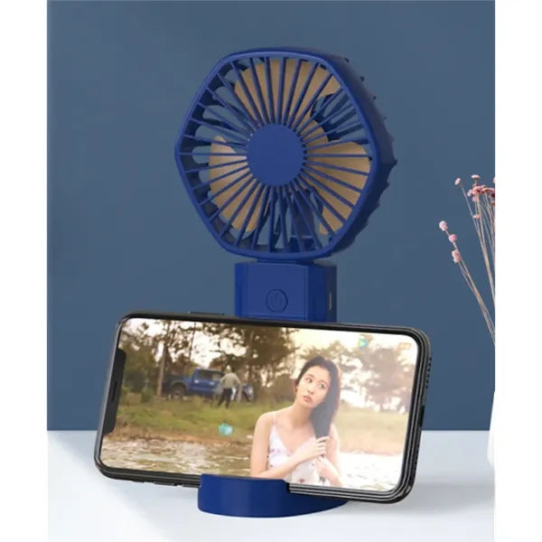 3 speed adjustable portable rechargeable fan