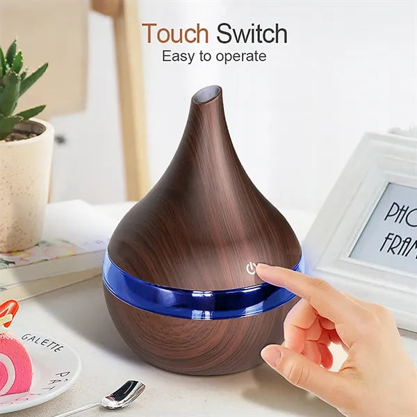 Wood Grain Mini Aroma Diffuser Humidifier