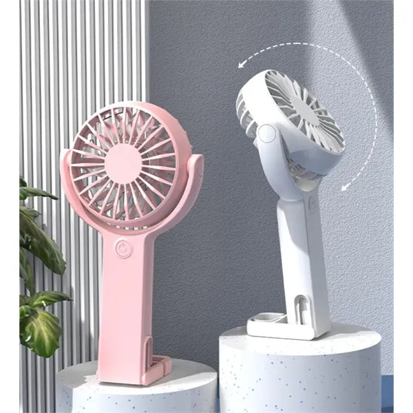 180 degree adjustable handheld fan 5 speed