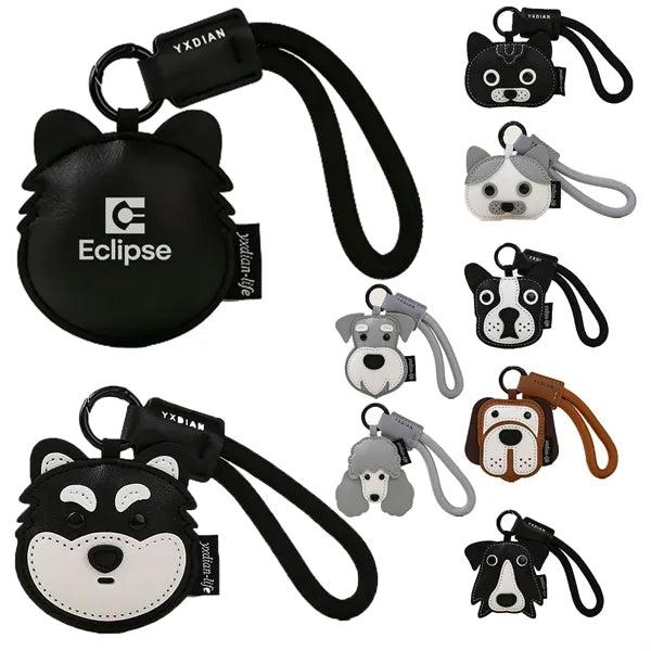 Cute Cartoon Animal Leather Keychain Delicate Bag Charm Crea
