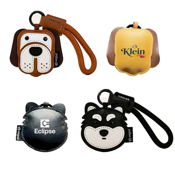 Cute Cartoon Animal Leather Keychain Delicate Bag Charm Crea