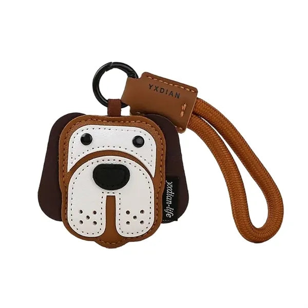 Cute Cartoon Animal Leather Keychain Delicate Bag Charm Crea