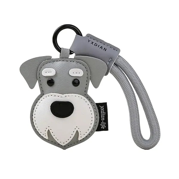 Cute Cartoon Animal Leather Keychain Delicate Bag Charm Crea