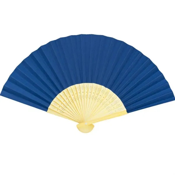Full-color Folding Bamboo Paper Hand Fan