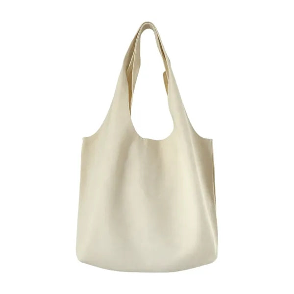 12oz Canvas Vest Style Tote Bag Integrated Handle Shopper