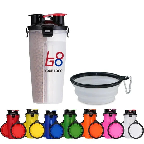 Pet Outdoor Travel Multifunctional 2-in-1 Drinking Water Bot