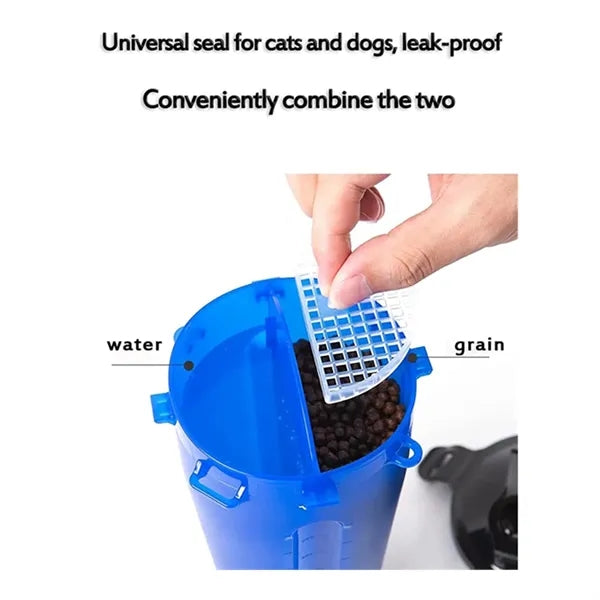 Pet Outdoor Travel Multifunctional 2-in-1 Drinking Water Bot
