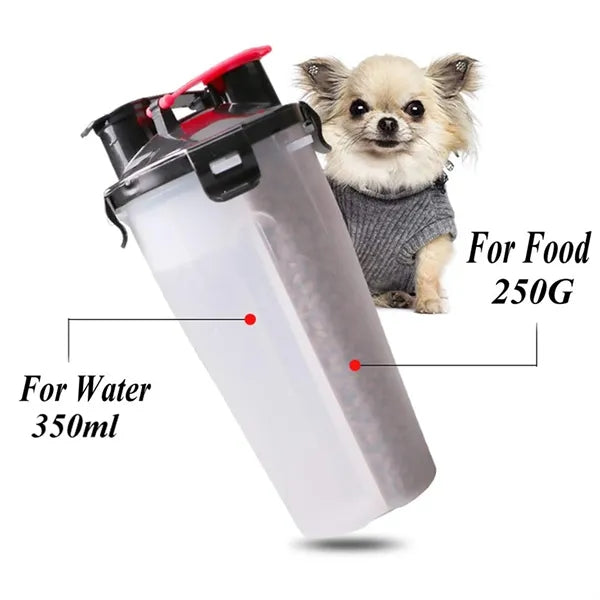 Pet Outdoor Travel Multifunctional 2-in-1 Drinking Water Bot