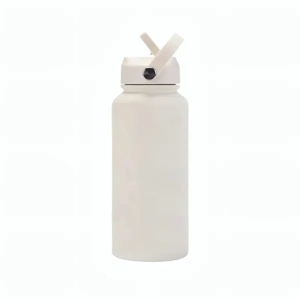 32oz Insulated Stainless Steel Water Bottle W/Straw