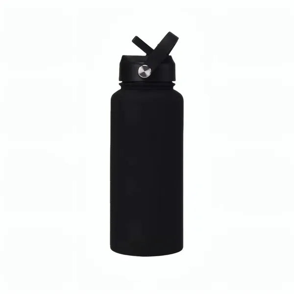32oz Insulated Stainless Steel Water Bottle W/Straw