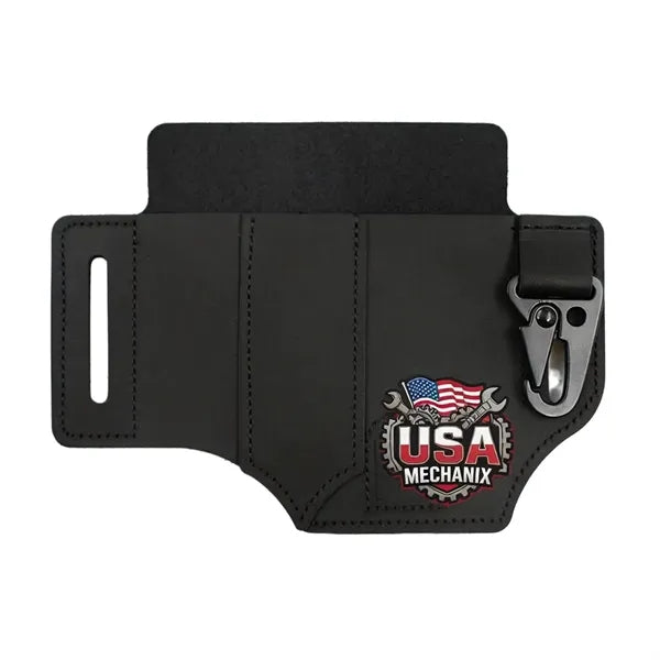 PU Tactical EDC Belt Pouch with Key Clip