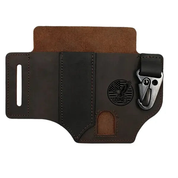 PU Tactical EDC Belt Pouch with Key Clip