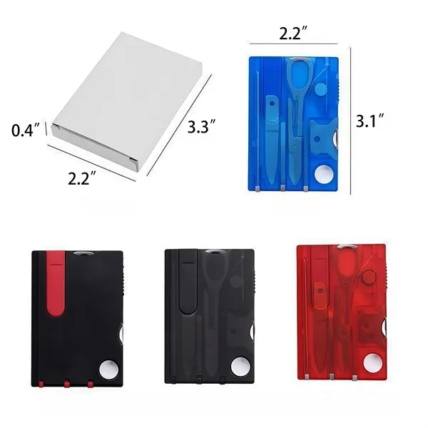 12-In-1 Swiss Card Multifunction Kit