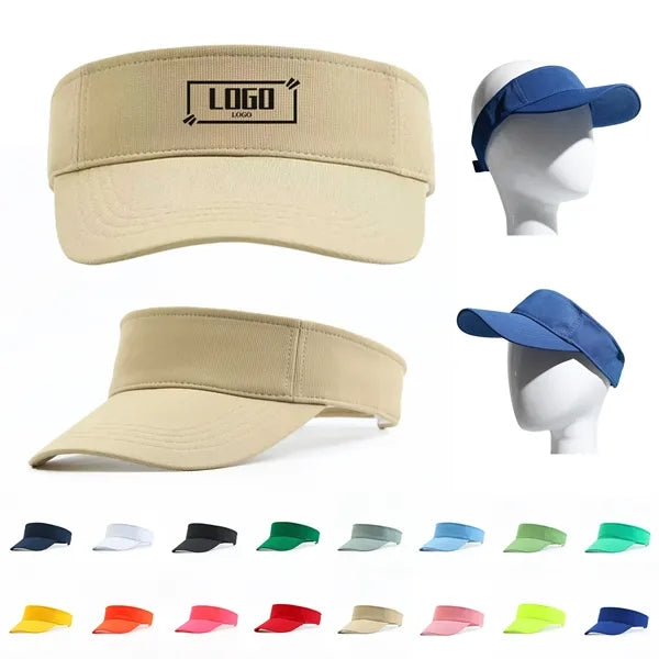 Solid Color Polyester Sun Visor