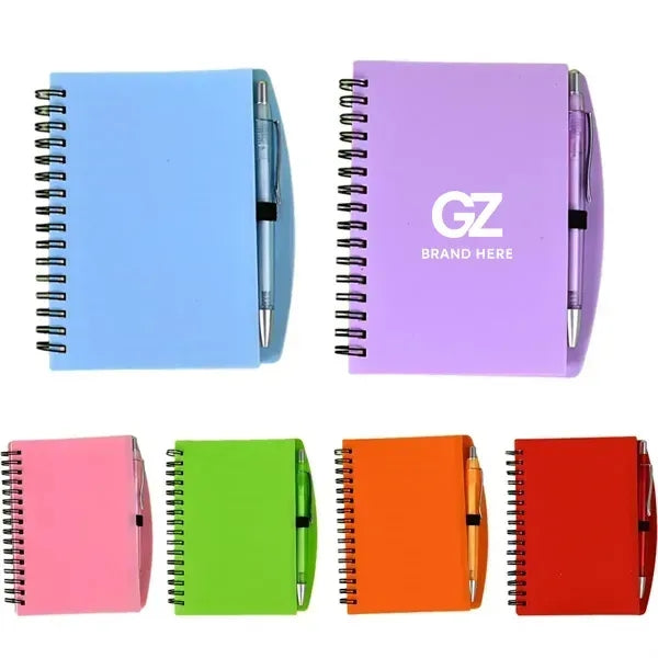 A6 Spiral Notebook with Pen Set