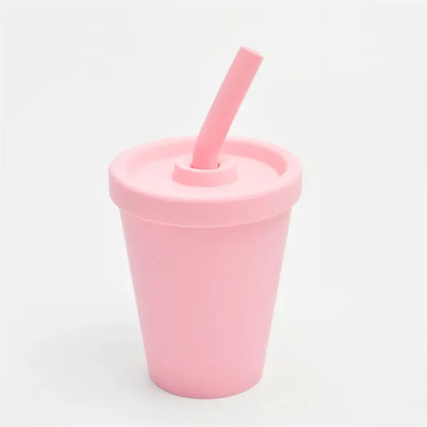 10 Oz Silicone Pint Glasses with lids/straws